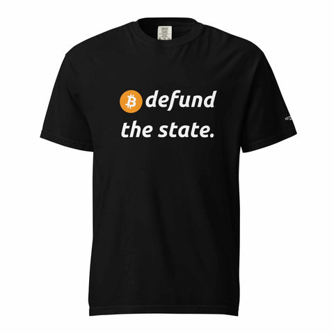 Defund The State - Unisex Garment-Dyed Heavyweight T-Shirt