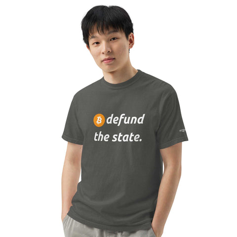 Defund The State - Unisex Garment-Dyed Heavyweight T-Shirt