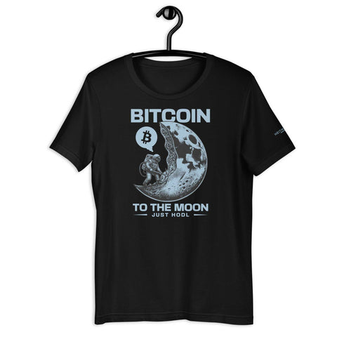 To The Moon - Just Hodl Unisex T-Shirt+Bitcoin t-shirt+Hodl Unisex