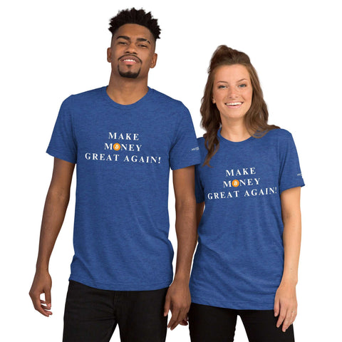Make Money Great Again! Short Sleeve T-Shirt+Bitcoin t-shirt+Make Money Great
