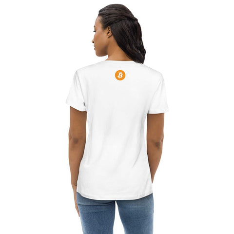 Bitcoin Women's Fitted Eco Tee+Bitcoin t-shirt+Fitted Eco Tee