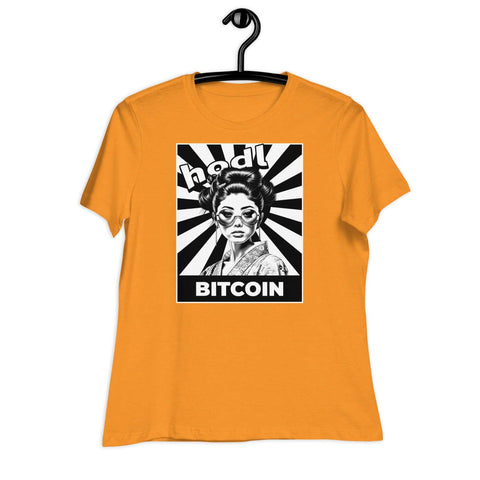 Hodl Bitcoin Women's Relaxed T-Shirt+Bitcoin t-shirt+Hodl Bitcoin Women'